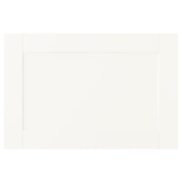 SANNIDAL door with soft closing hinges, white, 60x40 cm