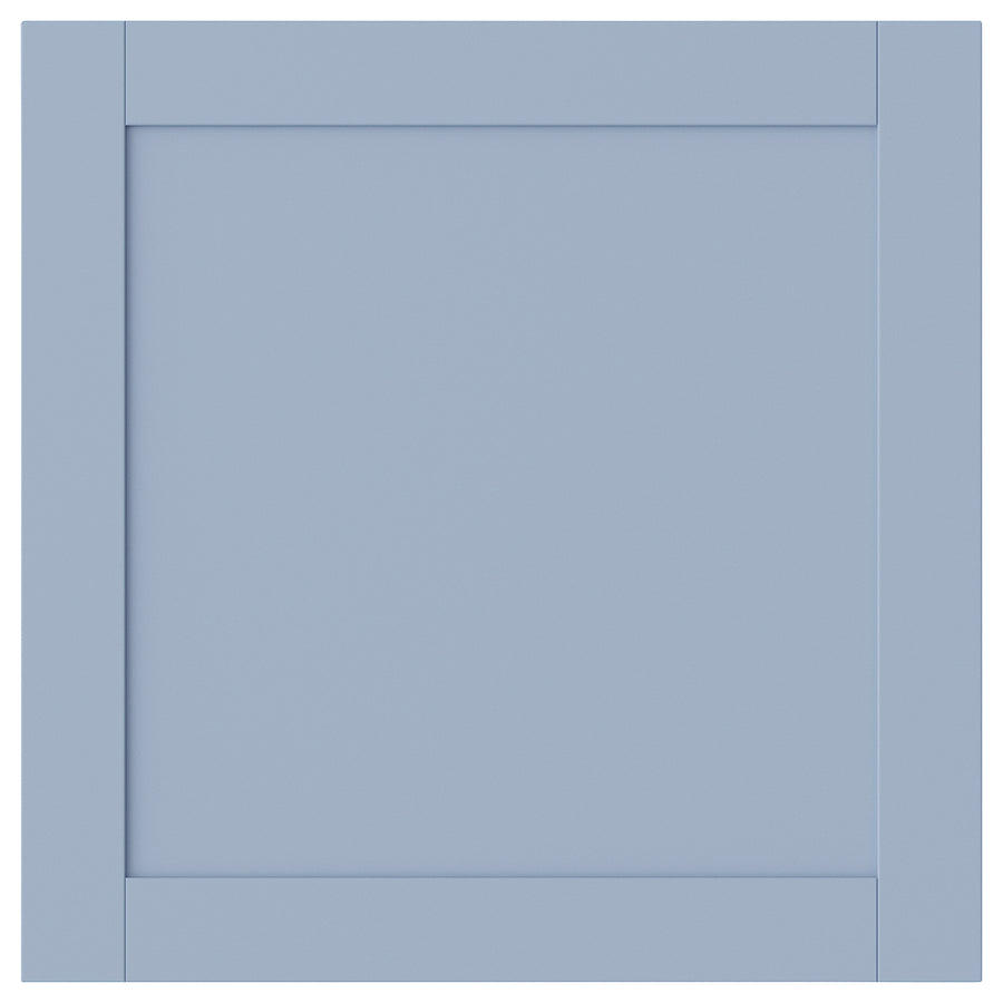 SANNIDAL door with soft closing hinges, blue, 60x60 cm