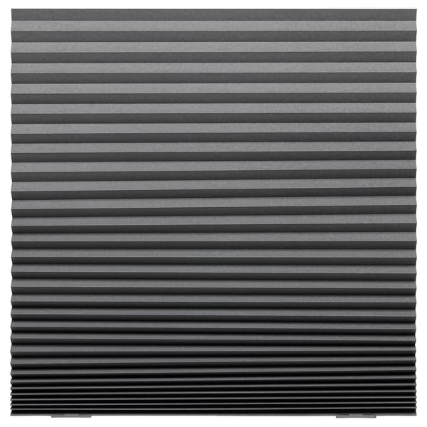 SCHOTTIS block-out pleated blind, dark grey, 100x190 cm