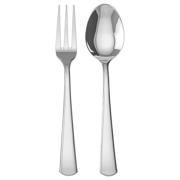SEDLIG 2-piece serving set, stainless steel, 24 cm