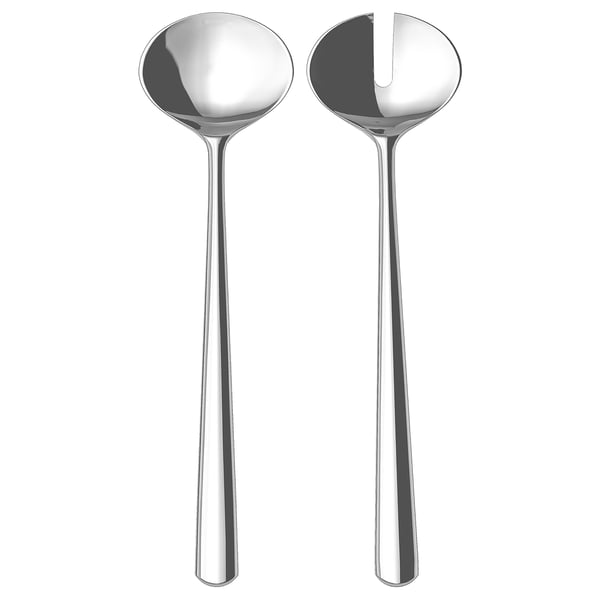 SEDLIG 2-piece salad servers set, stainless steel, 28 cm