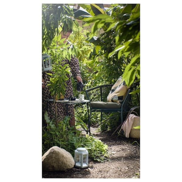 Ikea SEGERÖN - Chair with armrests, outdoor, dark green