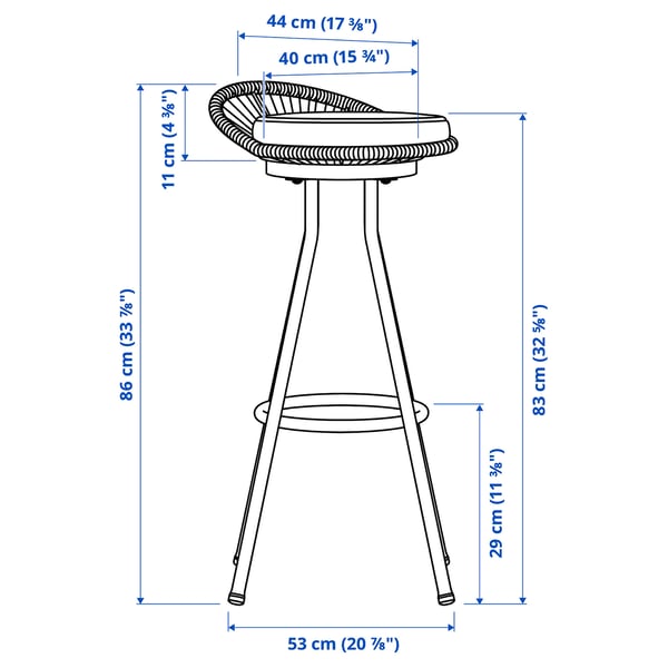 SEGERÖN bar stool, outdoor, swivel white/beige/Frösön/Duvholmen beige