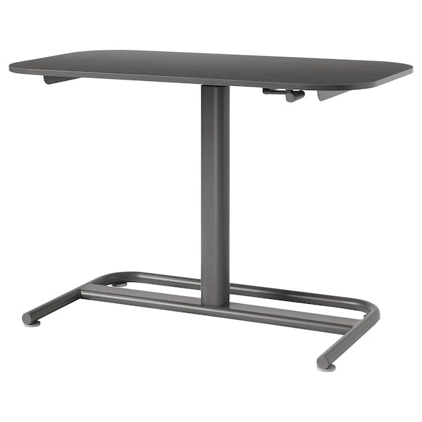 Ikea SEGRARE - Desk sit/stand, dark grey, 110x60 cm