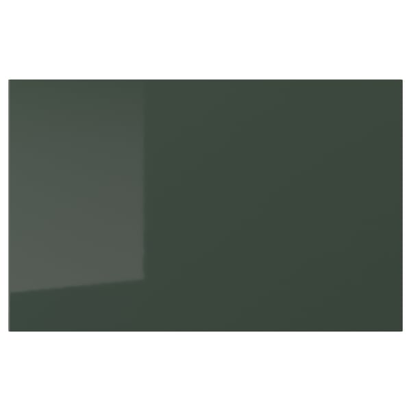 SELSVIKEN door/drawer front, high-gloss dark olive-green, 60x38 cm