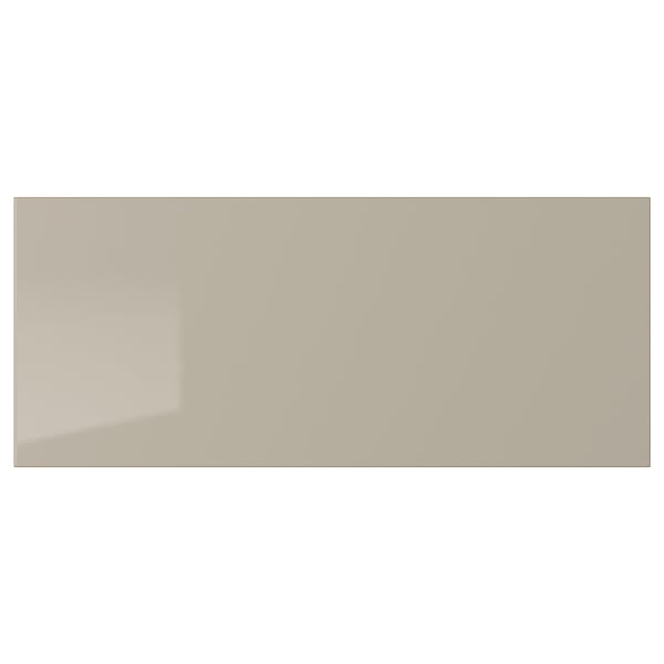 SELSVIKEN drawer front, high-gloss beige, 60x26 cm
