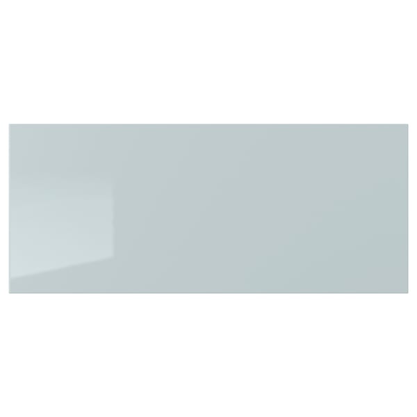 SELSVIKEN drawer front, high-gloss light grey-blue, 60x26 cm