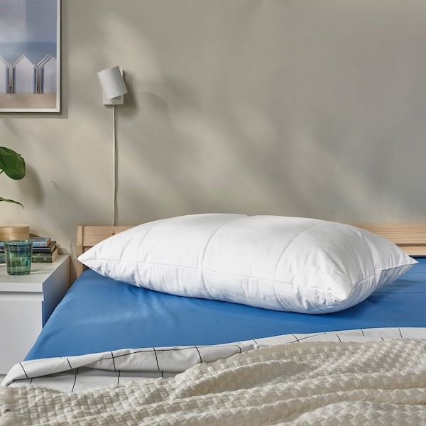 SENAPSMOTT pillow, high, with cooling fabric, 50x80 cm