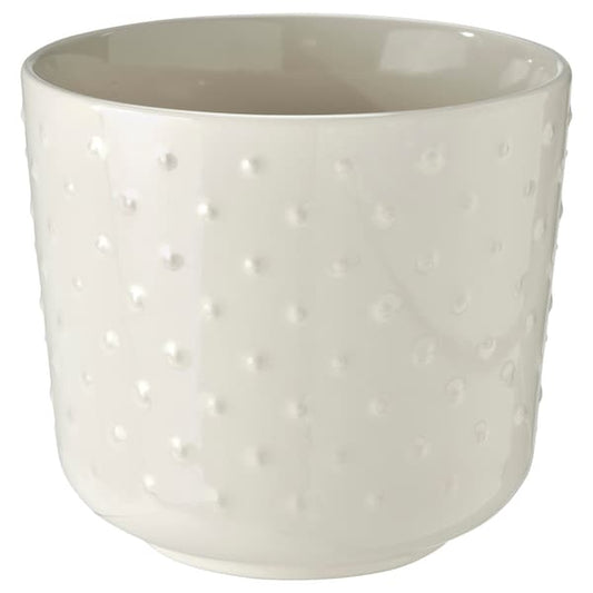 Ikea SESAMFRÖN - Plant pot, in/outdoor off-white, 12 cm
