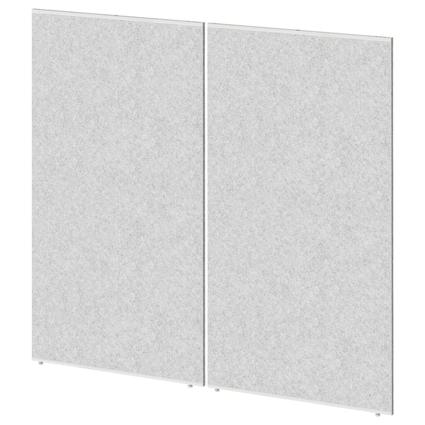 SIDORNA room divider, grey, 80x150 cm, 2 pack
