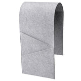 SILÄNG storage pocket for armrest, felt, 95x25 cm