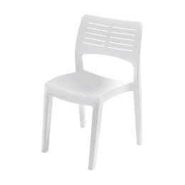 SMART WHITE STACKABLE CHAIR