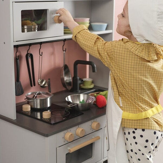 Ikea SILLTRUT - Kitchen for children, grey, 68x40x100 cm