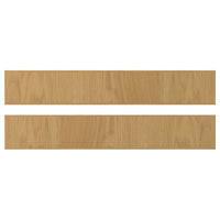 SINARP drawer front, oak veneer, 60x10 cm, 2 pack