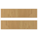 SINARP drawer front, oak veneer, 40x10 cm, 2 pack