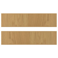 SINARP drawer front, oak veneer, 40x10 cm, 2 pack
