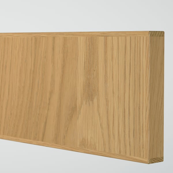 SINARP drawer front, oak veneer, 80x10 cm, 2 pack