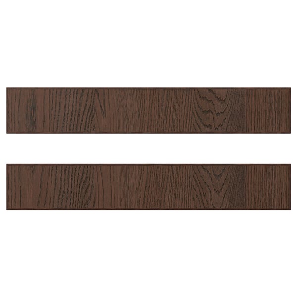 SINARP drawer front, brown, 60x10 cm, 2 pack