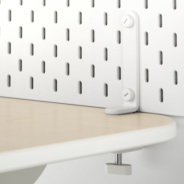 SKÅDIS connector, white, 2x18x5 cm, 2 pack