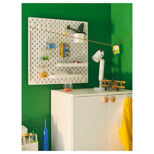 Ikea SKÅDIS - Pegboard combination, white, 56x56 cm