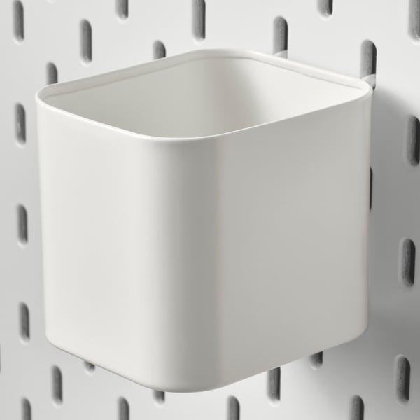 SKÅDIS container, white, 7.5x8x9 cm