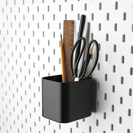 SKÅDIS container, black, 7.5x8x9 cm
