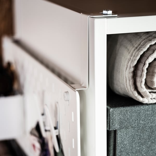 SKÅDIS connector for wardrobe, white, 5x19x6 cm