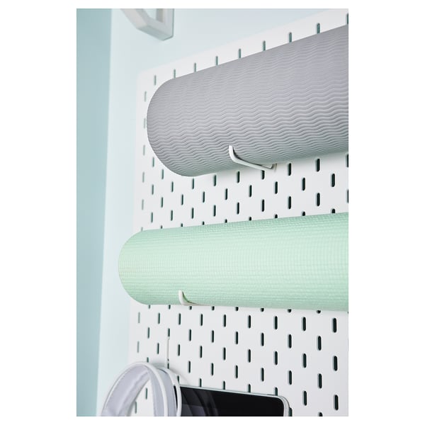 SKÅDIS hook, white, 2 pack