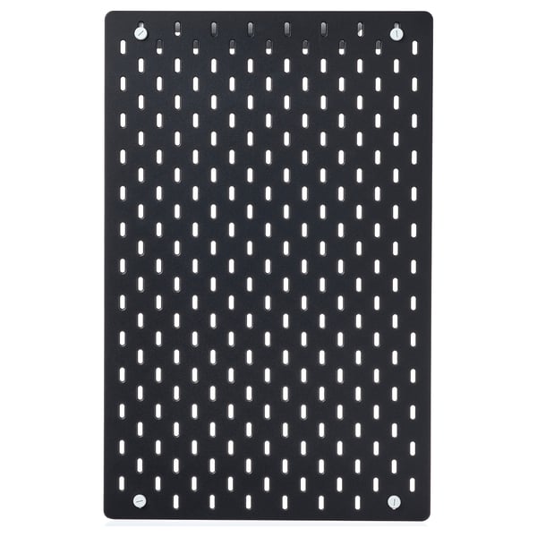SKÅDIS pegboard, black, 36x56 cm