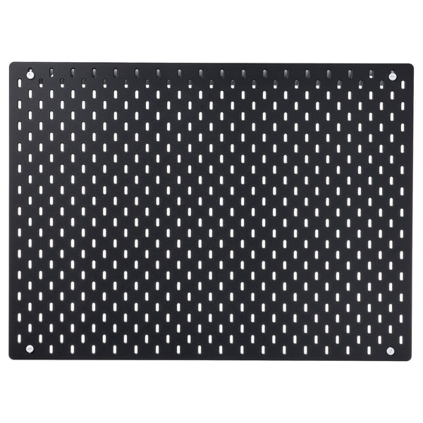 SKÅDIS pegboard, black, 76x56 cm