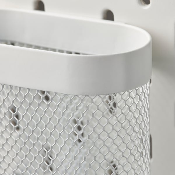 SKÅDIS storage basket, set of 3, white
