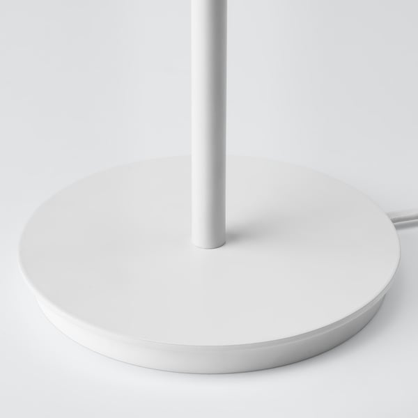 SKAFTET table lamp base, white, 30 cm