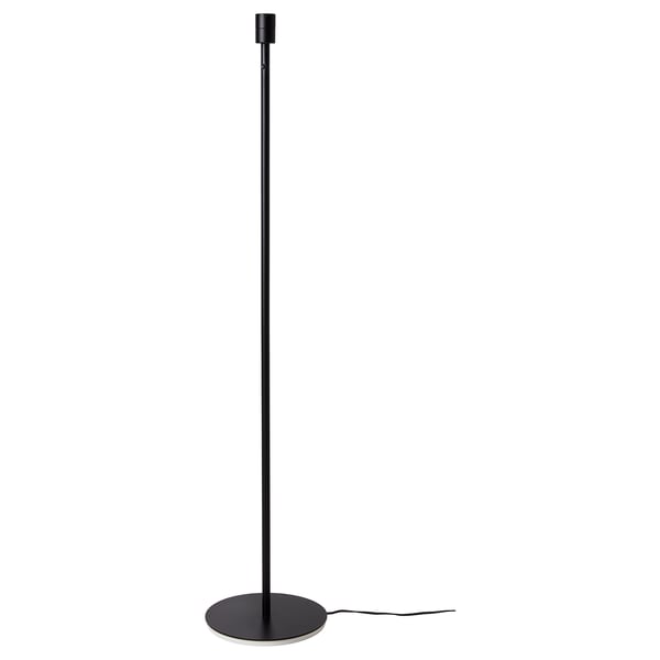 SKAFTET floor lamp base, black, 29 cm