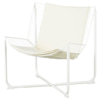 SKÅLBODA armchair, white/Ransta beige
