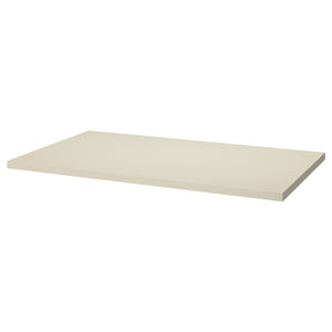 SKÅLSTA table top, light grey-beige, 140x80 cm