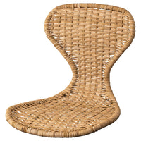 SKÅLSTA seat shell, rattan, 49x42x53 cm