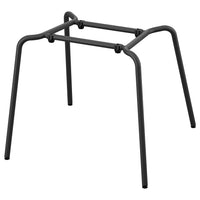 SKÅLSTA chair underframe, tubular metal/black-grey, 52x44x50 cm