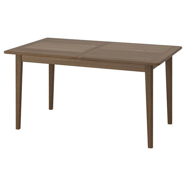 SKANSNÄS extendable table, brown beech/veneer, 150/205x90 cm