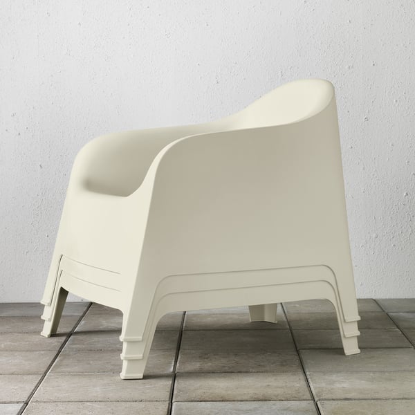 SKARPÖ armchair, outdoor, beige, 81x71x79 cm