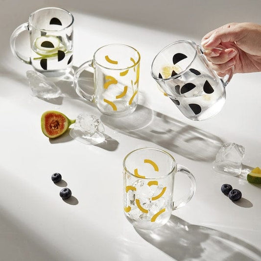 Ikea SKEDSTÖR - Cup, various colours yellow/black,30 cl