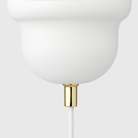 SKIVTOFS pendant lamp, off-white/ceramic, 24 cm