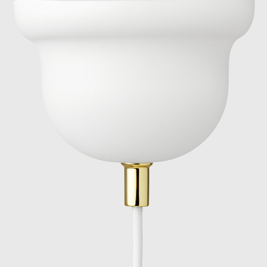 SKIVTOFS pendant lamp, off-white/ceramic, 24 cm