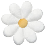 SKOGSDUVA cushion, flower-shaped/white, 47x8 cm
