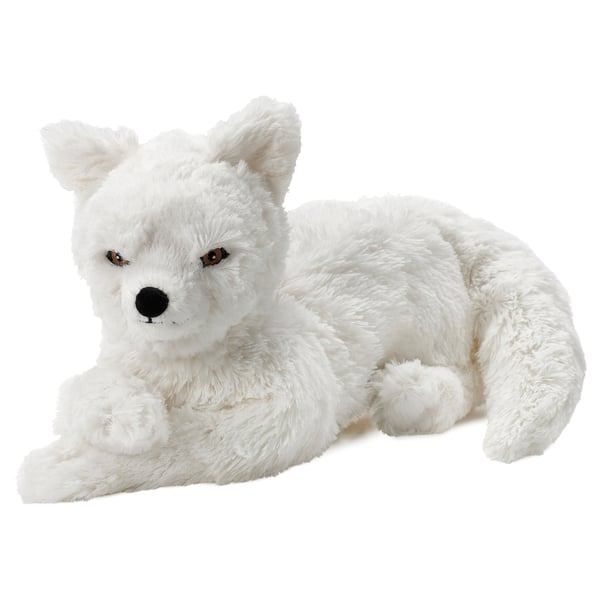 SKOGSDUVA soft toy, arctic fox/white, 60 cm