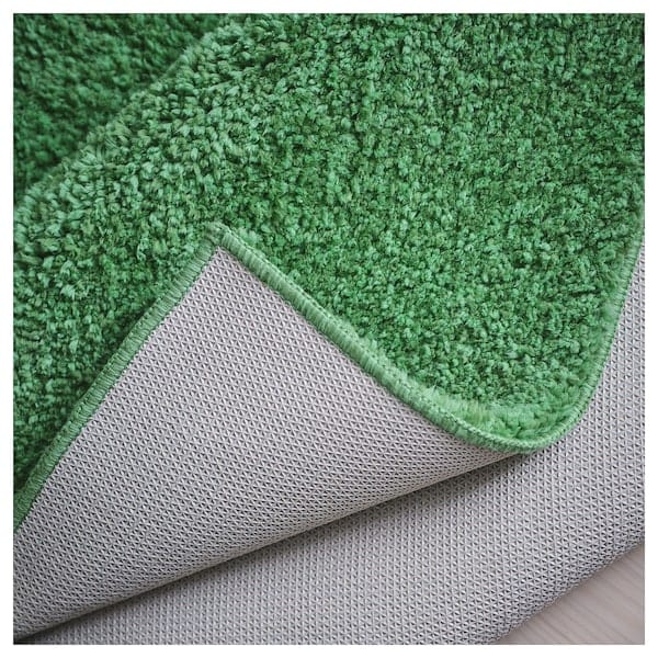 Ikea SKOGSDUVA - Rug, high pile, green, 133x160 cm