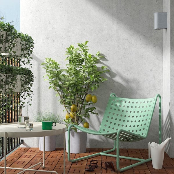 Ikea SKOGSÖN - Poltrona, verde chiaro da esterno