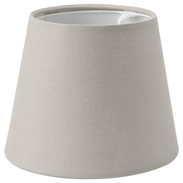 SKOTTORP lamp shade, light grey, 19 cm
