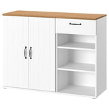 SKRUVBY sideboard, white, 120x38x90 cm