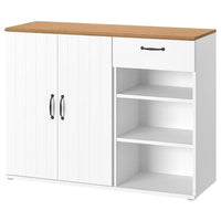 SKRUVBY sideboard, white, 120x38x90 cm