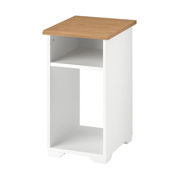 SKRUVBY side table, white, 40x32 cm